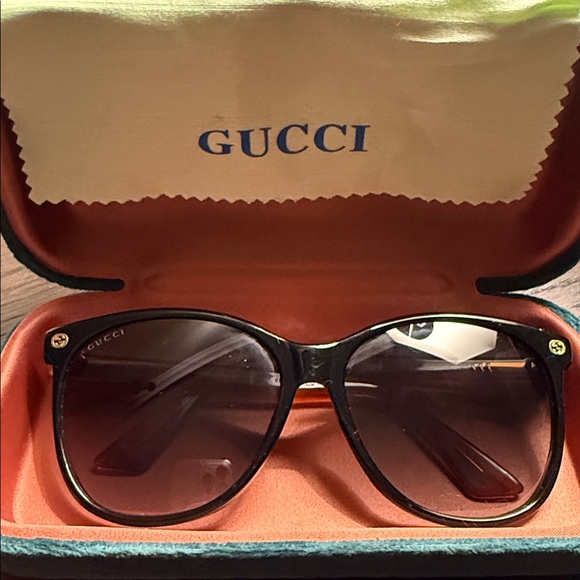 Gucci Accessories - Gucci Tortoiseshell Eyeglass Temple Arm - Amber Brown